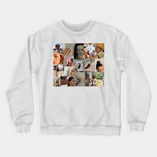 clean it girl collage Crewneck Sweatshirt